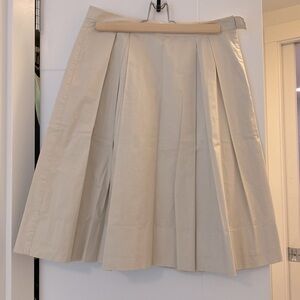 Club Monaco cotton pleated skirt size 2